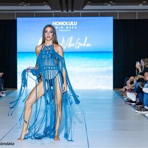 Handmade Macrame Crochet Dress Unique Small